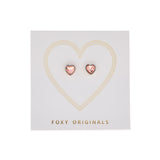 Freya Earrings in Rose/Silver