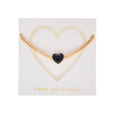 Freya Necklace in Black/Gold