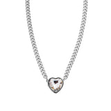 Freya Necklace in Crystal/Silver