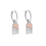 Hula Earrings in Silver