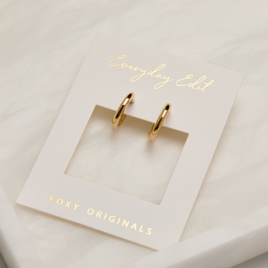 Grand Hoop Earrings in Gold