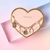 Lucky Charm Necklace in Gold