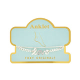 Find Your Love Anklet in Silver