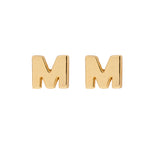 Monogram Earring Set M in Gold