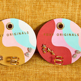 Star Earring Set in Gold