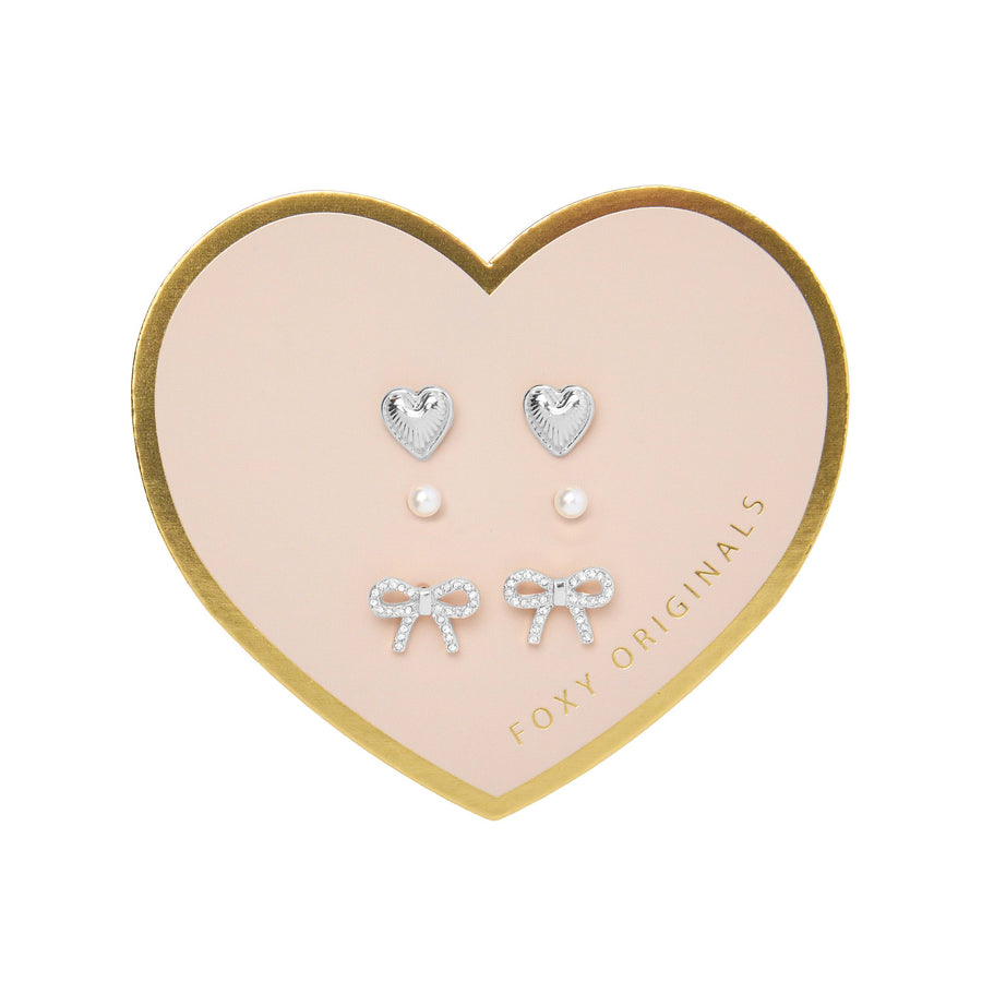 Bella Mix & Match Earrings in Silver