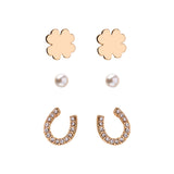 Lucky Mix & Match Earrings in Gold