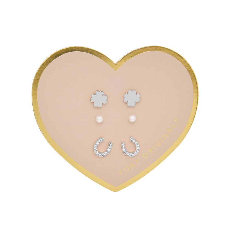Lucky Mix & Match Earrings in Silver