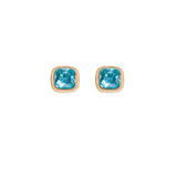 March Birthstone Earrings in Gold