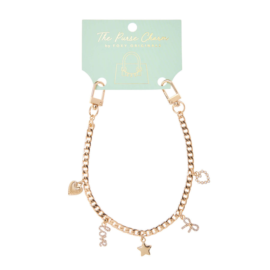 Bella Purse Charm in Gold