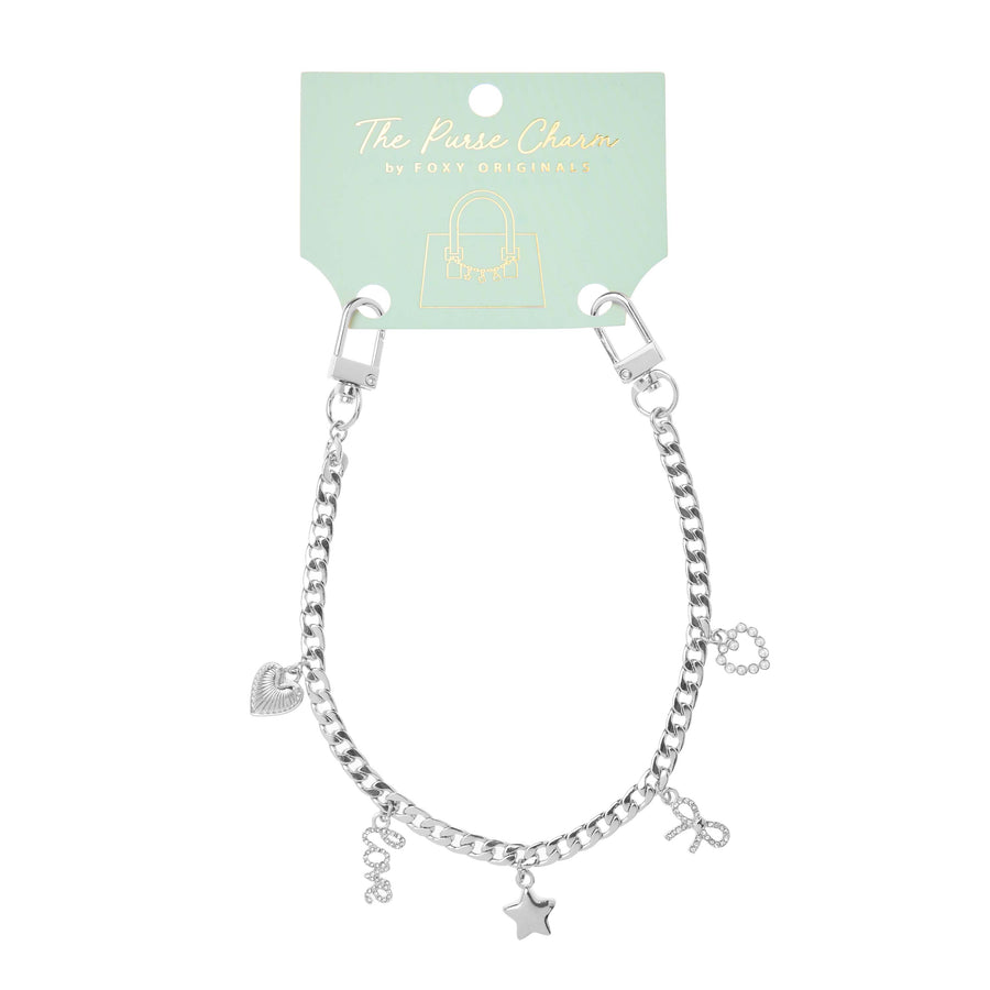 Bella Purse Charm in Silver