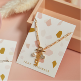PSILY Love Necklace in Gold
