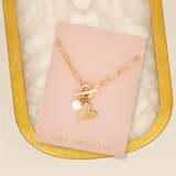 Rosie Toggle Necklace in Gold