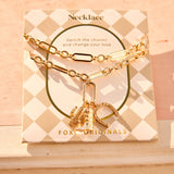 Western Necklace in Gold