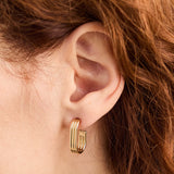 Alexa Earrings in Gold