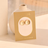 Dahlia Earrings in Gold