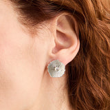 Dahlia Earrings in Silver