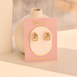 Luna Earrings in Gold