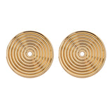 Mandala Earrings in Gold