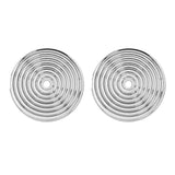 Mandala Earrings in Silver