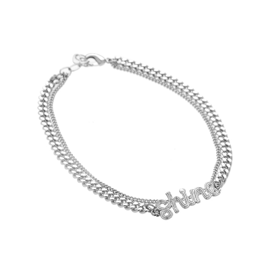 Find Your Shine Anklet in Silver