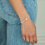 Freya Bracelet in Crystal/Silver