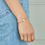 Freya Bracelet in Crystal/Gold