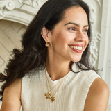 Bow Necklace in Gold