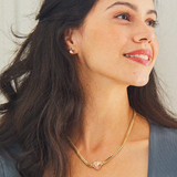 Freya Necklace in Rose/Gold