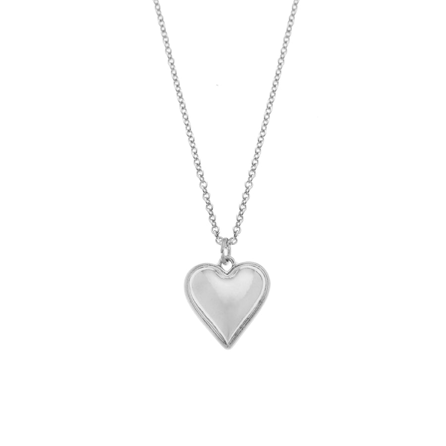 Sweetheart Necklace in Silver