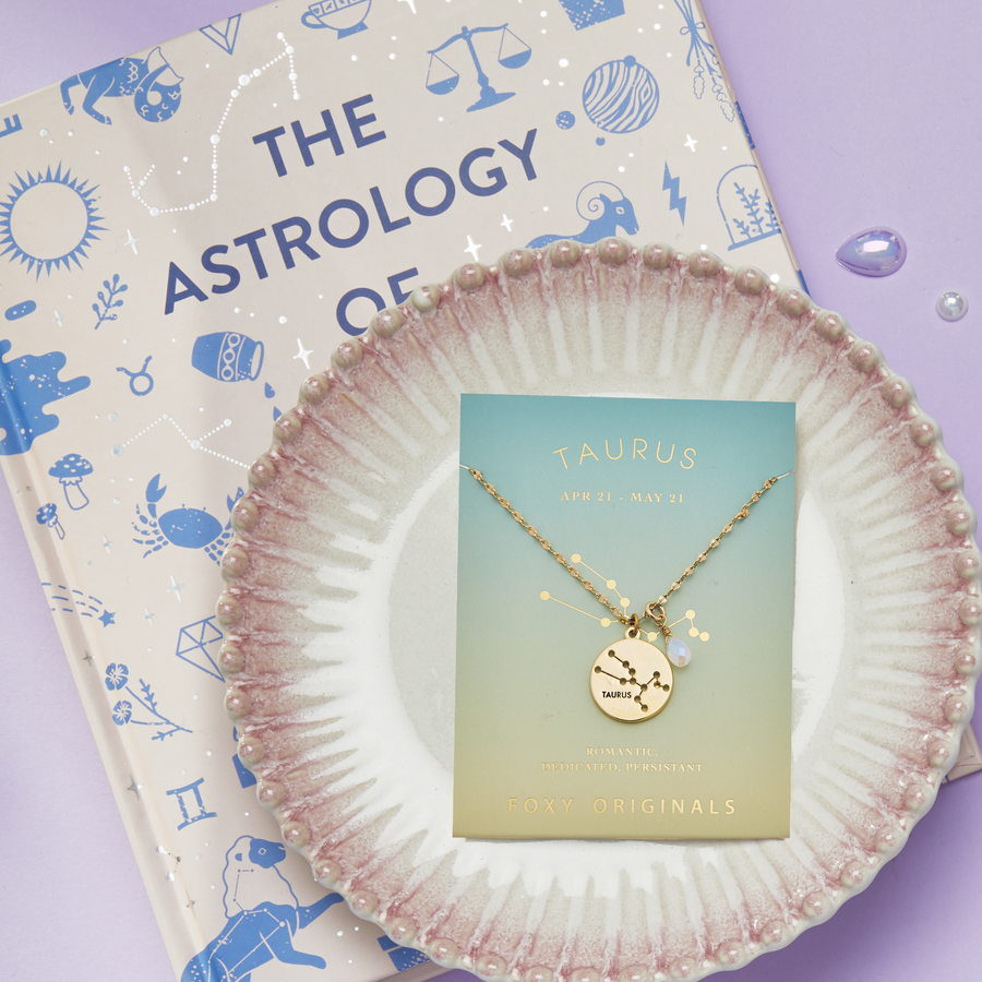 Taurus Stargazer Necklace in Gold