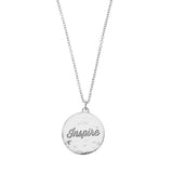 Teachers Inspire Necklace in Silver