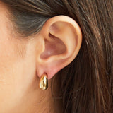 Teardrop Earrings in Gold
