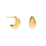 Teardrop Earrings in Gold
