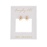 Teardrop Earrings in Gold