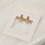 Teardrop Earrings in Gold