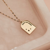 Trust the Magic Necklace in Gold