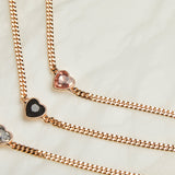 Freya Necklace in Rose/Gold