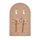 Love Match Your Mood Earrings in Gold