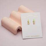 Groove Huggie Hoop Earrings in Gold