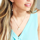 Virgo Stargazer Necklace in Gold