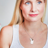 Teachers Charm Necklace in Silver