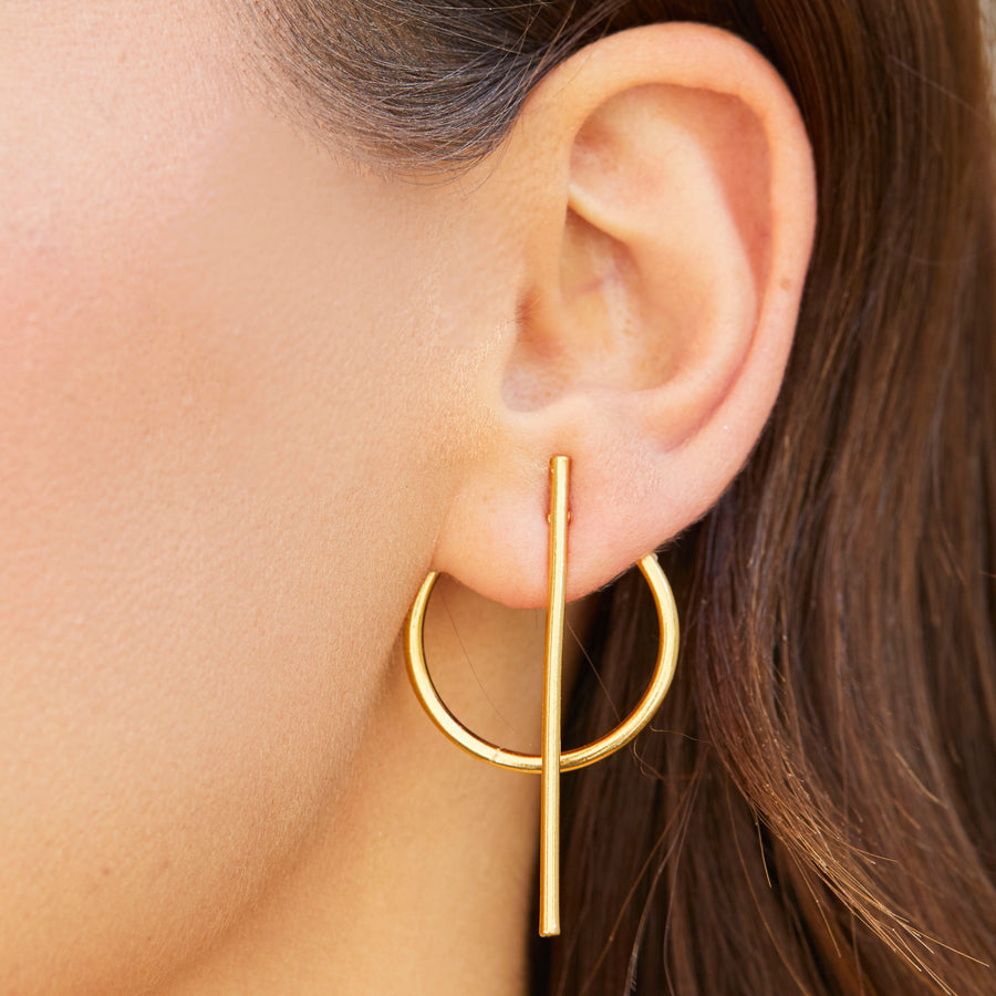 Beatrix Earrings in Gold