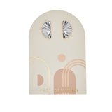 Aria Stud Earrings in Silver