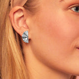 Aria Stud Earrings in Silver