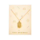 Sky and Moon Necklace in Gold