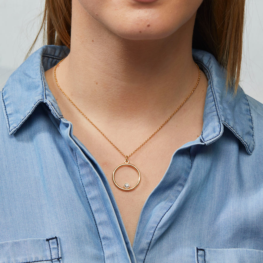 Delilah Necklace in Gold