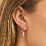 Flash Earrings in Gold