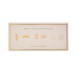 Geo Earring Studs in Mixed Metals