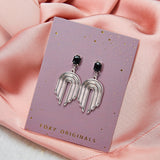 Ginger Earrings in Silver